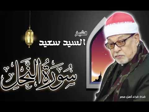 القارئ الشيخ السيد سعيد وما تيسر له من سورة النحل
