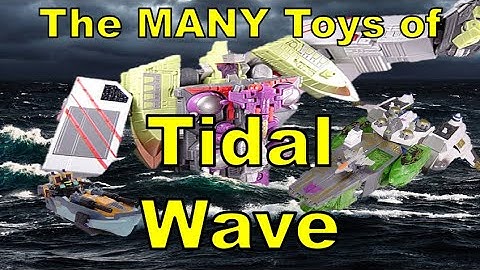 The MANY Toys of Tidal Wave - Action Figure History of Decepticon Tidalwave of Transformers Armada