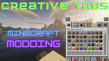 1.19 Minecraft Forge Modding Tutorial - Creative Tabs