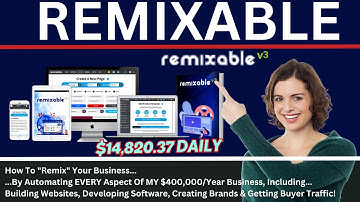 REMIXABLE Demo: How Remixable Transforms Ordinary Entrepreneurs into Digital Marketing Titans! 2023
