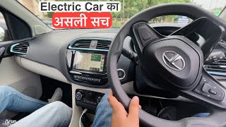 Electric Car एक चार्ज में कितना चलेगी  Real Life Range Test - TATA TIGOR EV