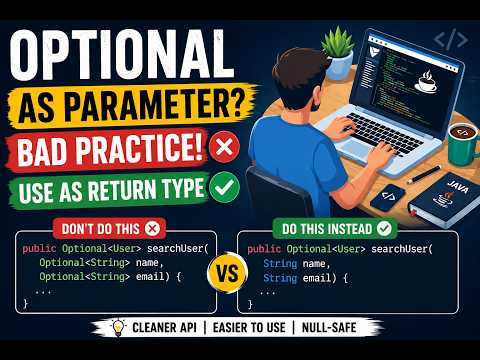 Why Optional Should NOT Be Used as a Method Parameter in Java