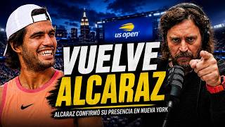 ALCARAZ RETURNS TO THE COURTS AT THE US OPEN - AMUY'S ATP EYE ON IT