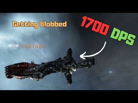 EVE Online 1700 DPS Hyperion in ESS PVP Action - Getting Blobbed
