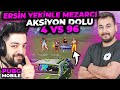 ERSİN YEKİNLE MEZARCI!! AKSİYON DOLU 4 VS 96 / PUBG MOBILE