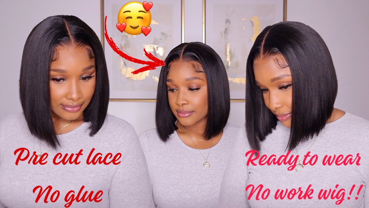 WOW🥰 BEGINNER FRIENDLY READY TO WEAR BOB WIG | WOW AFRICAN