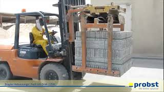 PROBST - pinzas hidráulicas STAZ para montacargas