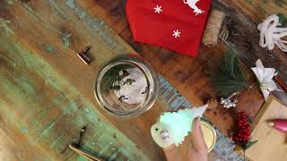 DIY Dollar Tree Winter Scene in a Jar by Budgie Birds33 50 views 3 years ago 3 minutes, 48 seconds