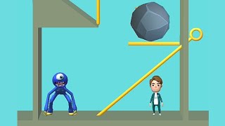 Squid Pin 3D Pull the Pin - Huggy Wuggy - Android and IOS level 34 - 37 Game screenshot 2