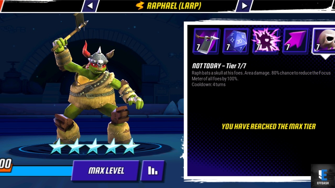 LARP Raphael Stats & Ability Upgrades | TMNT Legends - YouTube