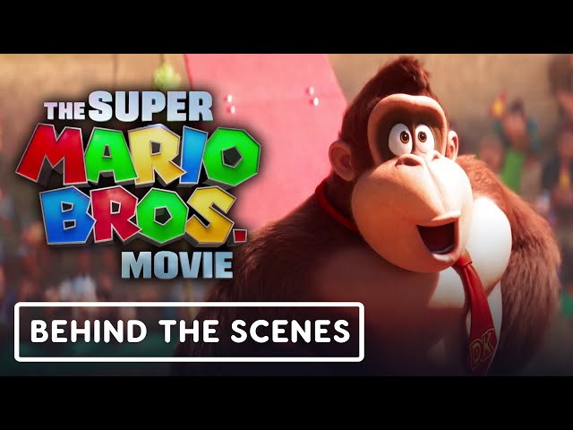 The Super Mario Bros. Movie - Official Donkey Kong Behind the Scenes (2023) Seth  Rogen 