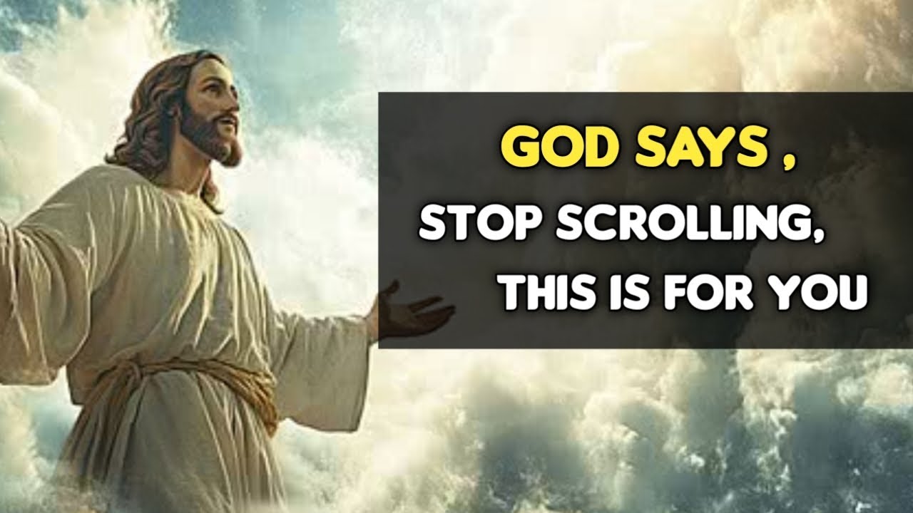 Бог говорит: Прекрати листать, это для тебя | Послание от Бога для особенного человека | Послание...