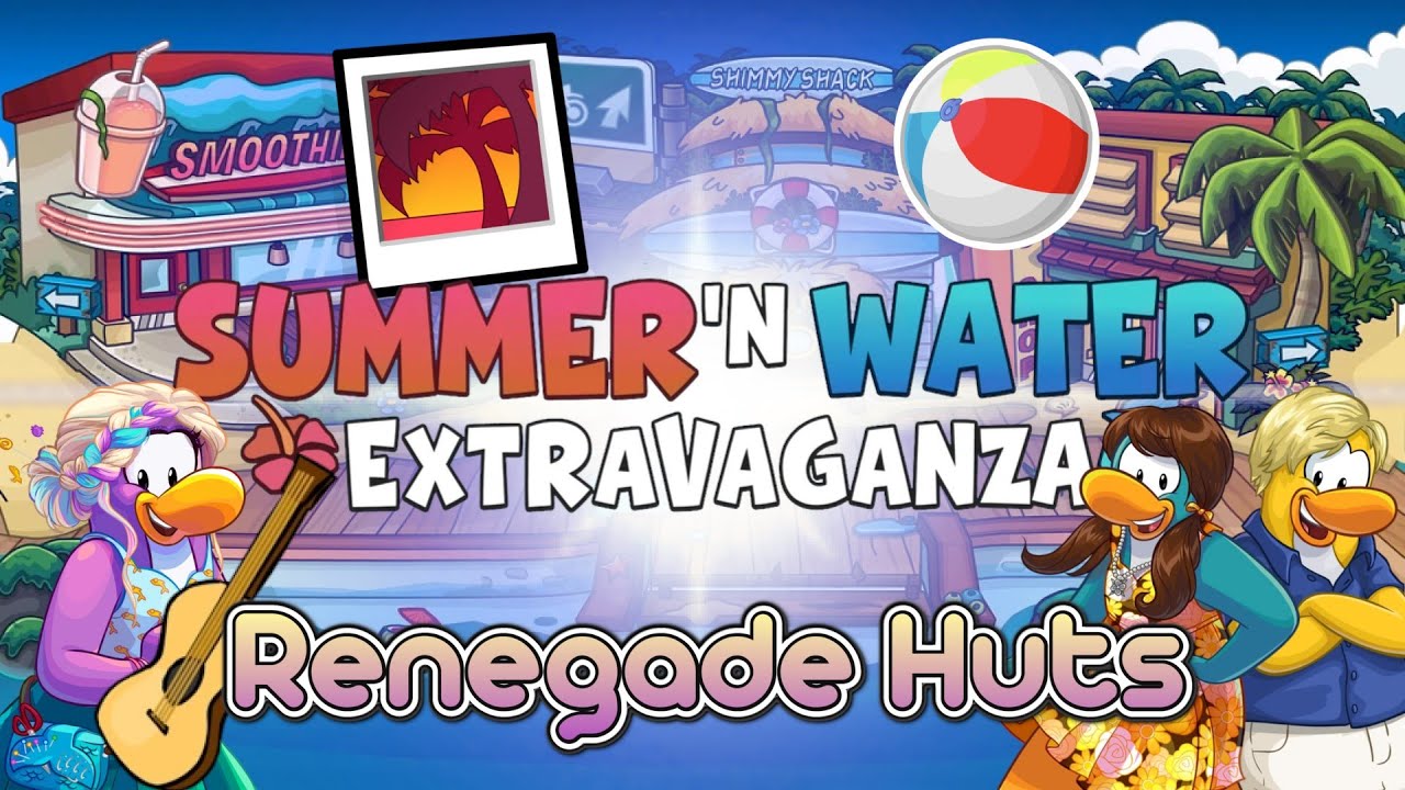 Renegade Huts - Sunshine (Summer 'N Water Extravaganza) | New Club Penguin