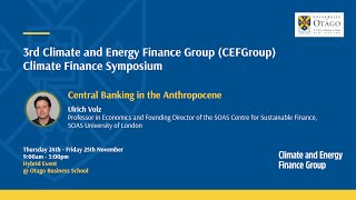 Keynote Ulrich Volz - Central Banking In The Anthropocene