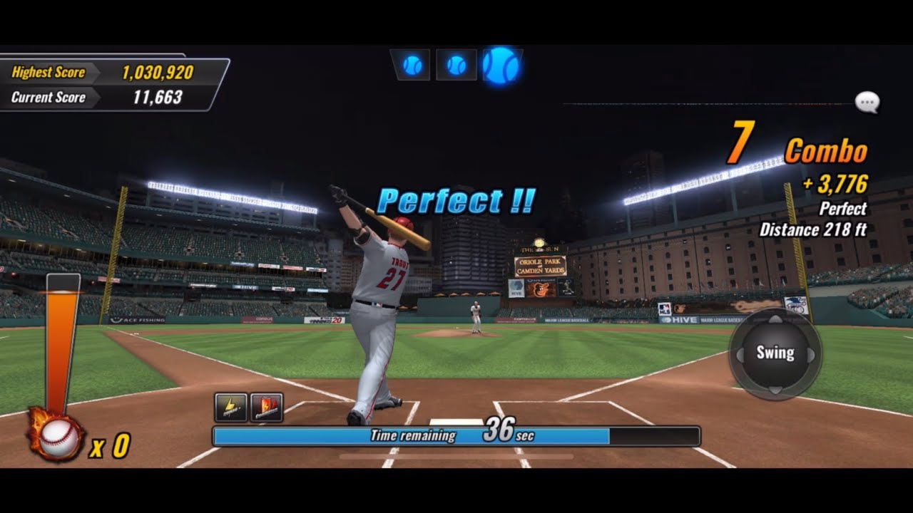 MLB 9 innings Arcade mode 1000 times, diamond pack