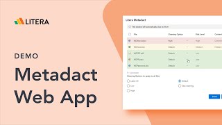 Metadact Web App Demo
