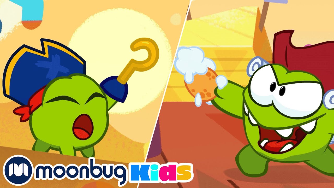 Om Nom em Português | Banho e Piratas  | Desenho Animado | Canções Infantis