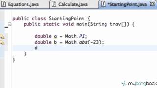 Learn Java Tutorial 1 16  Java Math Class Functions & Methods
