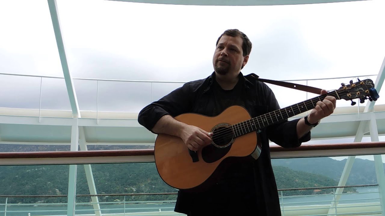 Glen Raphael at the Presidential Variety Show on JoCo Cruise 2015