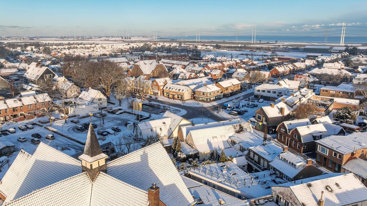 Sneeuw in Krabbendijke - januari 2026