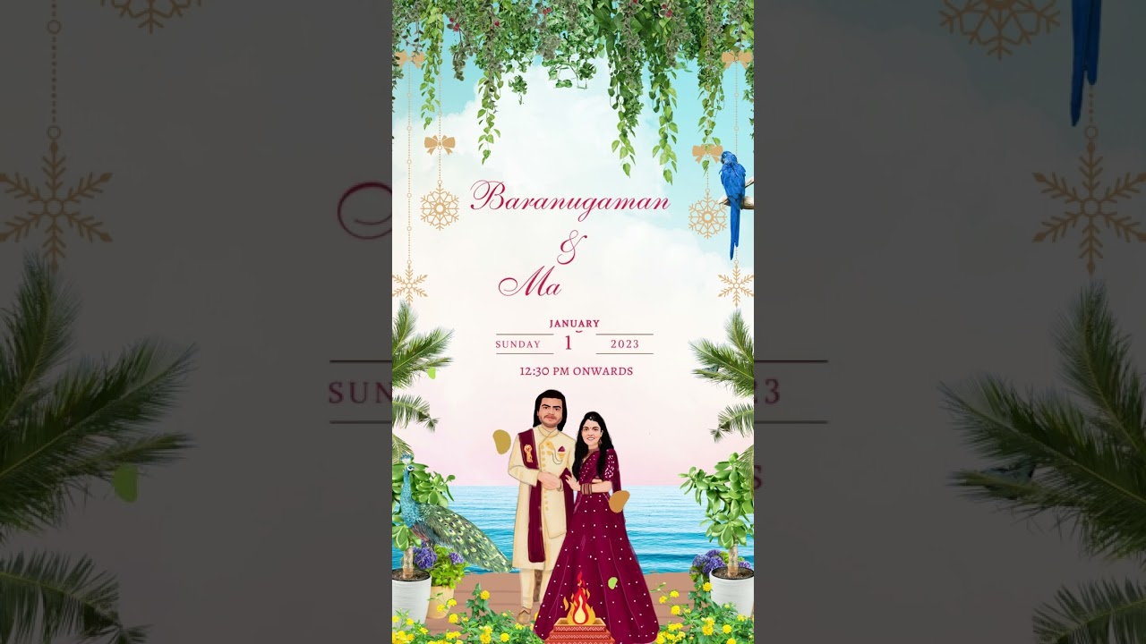 THE WEDDING INVITATION | Best Invitation 2021|| New Wedding Invitation || Save The Date Video ||