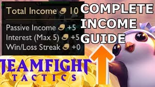 INCOME Gold Guide + INTEREST + WIN LOSS STREAK - Teamfight Tactics Economy + Leveling Strategy TFT