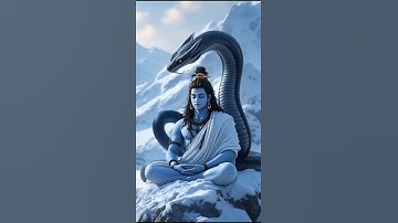 Lord Shiva Meditation with Divine Snake | 4K Cinematic VFX Video #hindugod #shotfeed