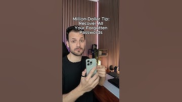 Important tip do recover all your missing passwords! #techtips #googletips #iphonetips #appletips