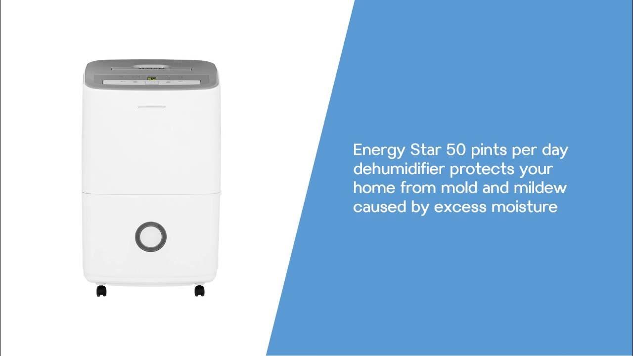 Frigidaire FFAD5033R1 50 Pint Dehumidifier Review YouTube