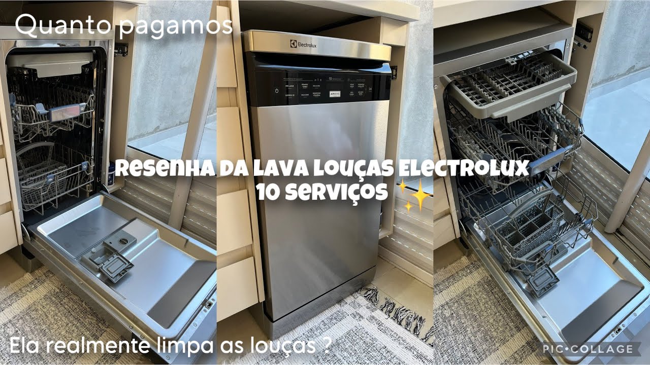 RESENHA DA LAVA LOUÇA DA ELECTROLUX 10 SERVIÇOS | Valeu a pena ? Valor | Realmente limpa ? 💖