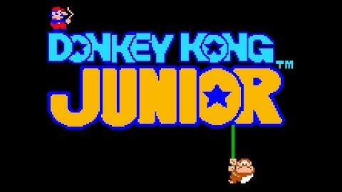 Donkey Kong JR any% Speedrun in 1.56:19