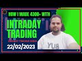 INTRADAY TRADING || AMANAT TRADING INDIA || PROFIT 4300+ || AMANAT TRADING INDIA