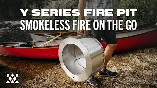 Breeo Y Series Fire Pit | Smokeless Fire On the Go by Breeo 128,887 views 1 year ago 2 minutes, 2 seconds