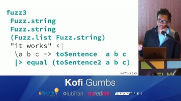 Kofi Gumbs - Guaranteed Refactors: Generating Tests from Types @ Elm in the Spring