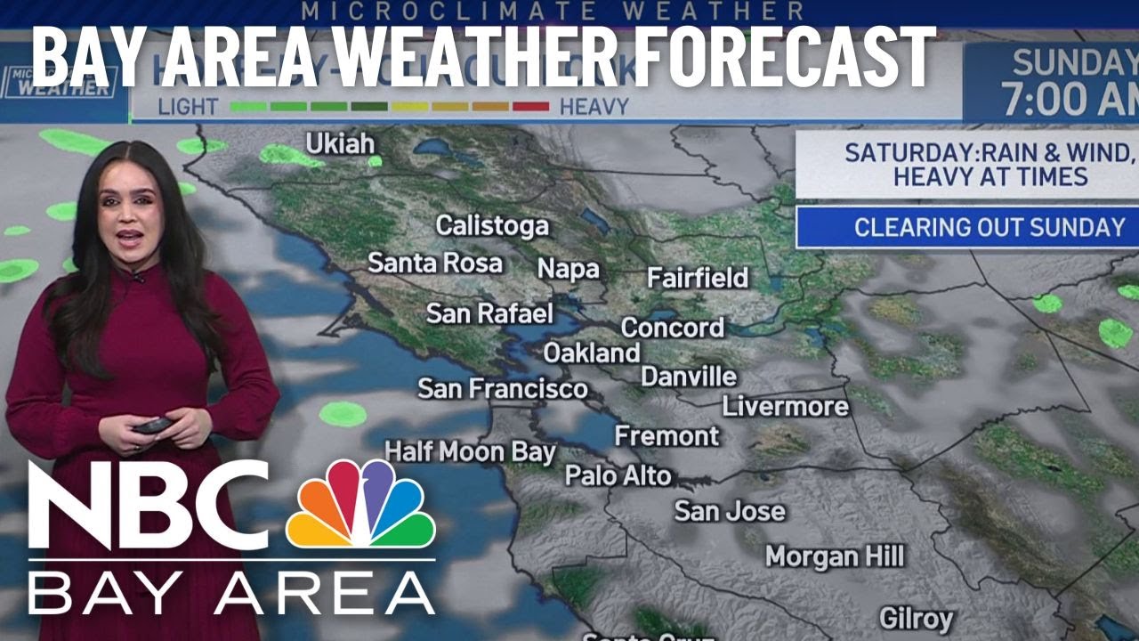 Bay Area forecast: Rain Saturday, cool temps - YouTube