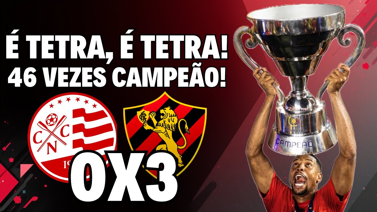 É TETRA, É TETRA! SPORT GOLEIA O NÁUTICO NOS AFLITOS E CONQUISTA O 46º TÍTULO PERNAMBUCANO!