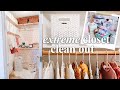 EXTREME CLOSET CLEAN OUT | Organizing, Decluttering, Makeover 2020