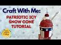 Patriotic Snow Cone Cup