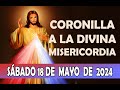 CORONILLA A LA DIVINA MISERICORDIA DEL DIA DE HOY SABADO 18 DE MAYO DE 2024