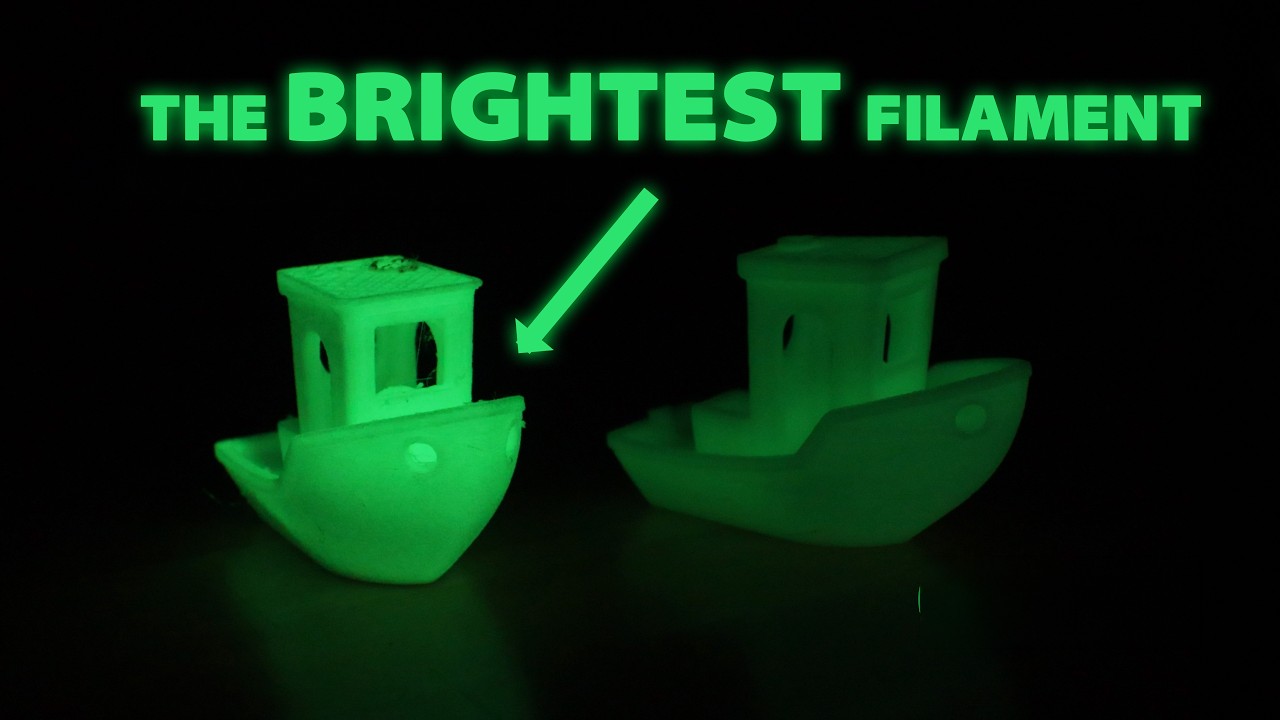 The BRIGHTEST Glow-In-The-Dark Filament | Prusament Ultra Glow