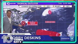 Tracking the Tropics: PTC Sixteen to bring nice weather to Florida