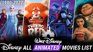 Disney all animated movies list (1990-2022) | Disney Movies - YouTube