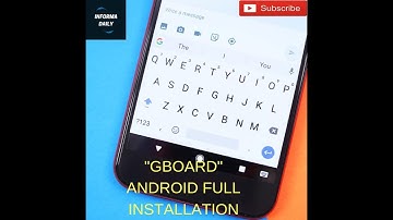 "GBOARD" FULL INSTALLATION