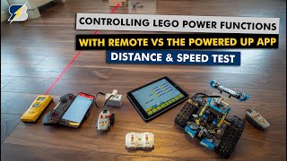 LEGO Power Functions control with IR remote vs Powered Up app - distance & speed test + more screenshot 3
