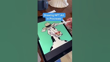 Drawing NFT art in procreate