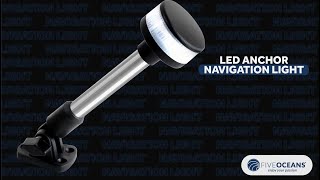 LED Anchor Navigation Light 2878 BY: FIVE OCEANS