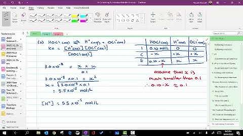 Calculating percentage ionisation from Ka and calculating Ka from pH