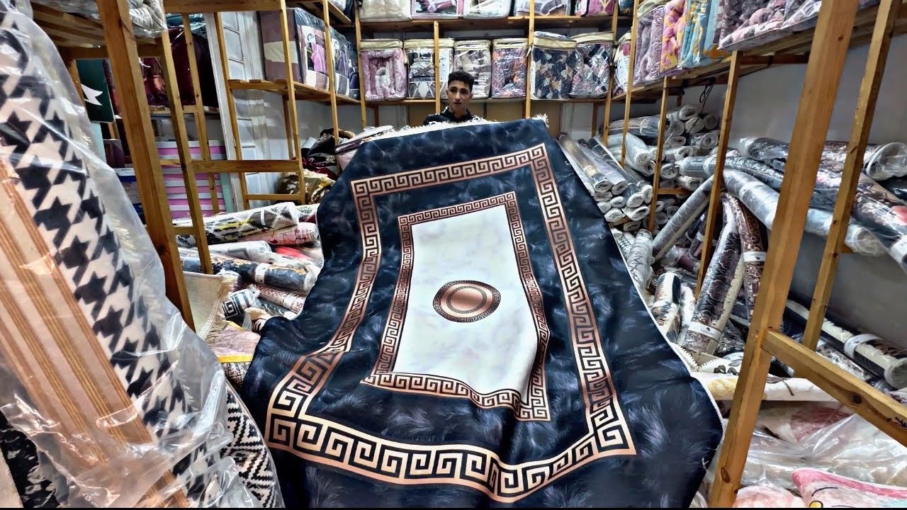 اخيرا عرفت السر ليه معظم التجار القطاعي مش عاوزين حد يعرف المكان دا منبع كفرات السجاد بسعر😱🔥🤷‍♀️