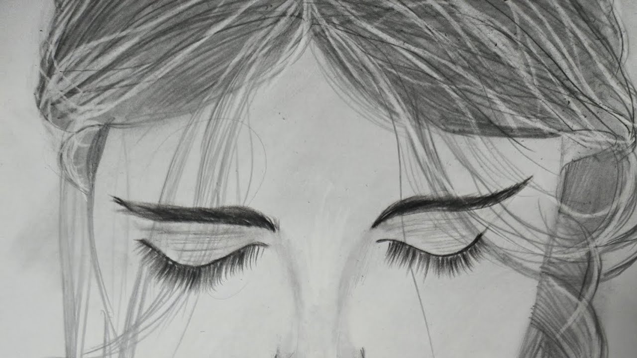 Beautiful Girl Face Sketch ✏️ | Easy Pencil Drawing for Beginners