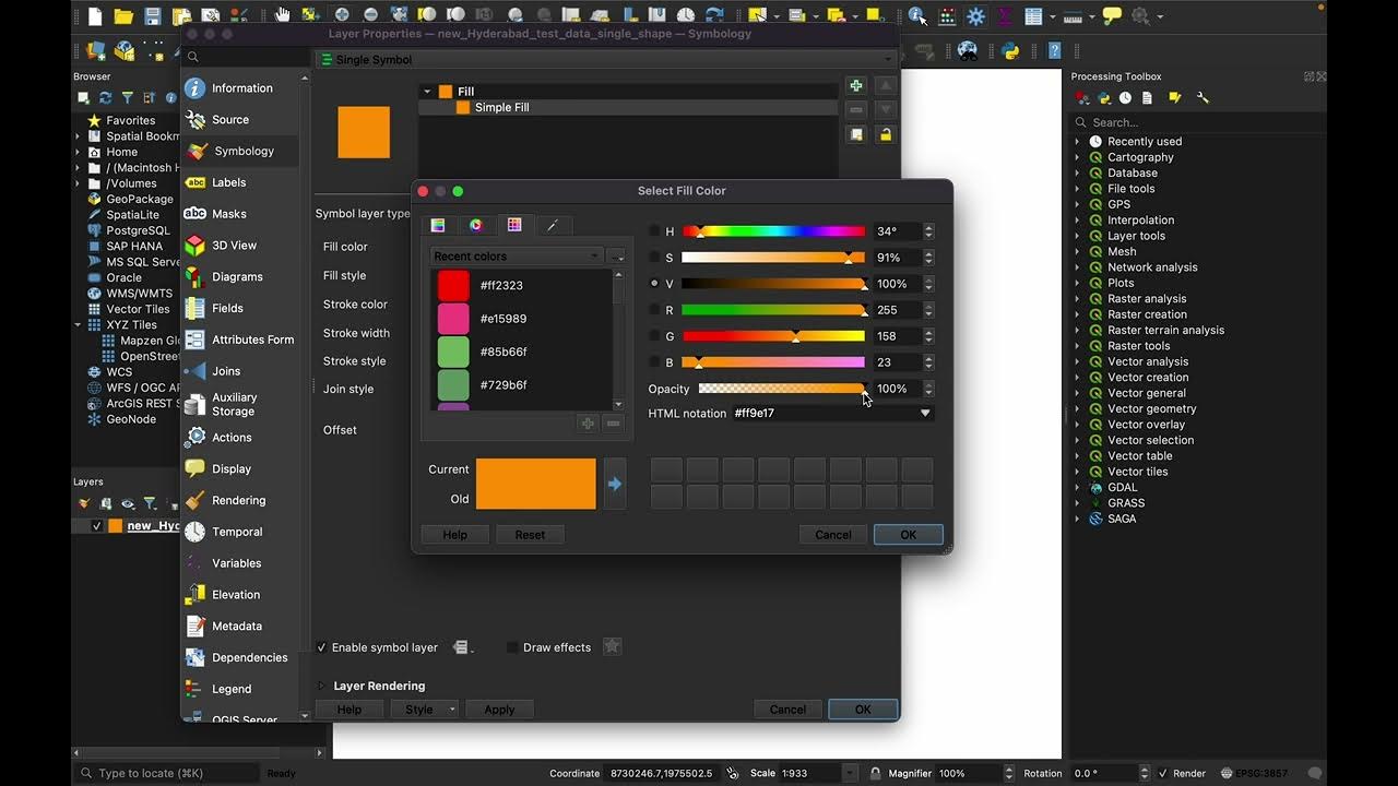 How to convert a shapefile into MBTiles using QGIS - YouTube